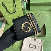 Gucci Blondie Card Case Black Size 12.5x11x2.5CM - 6