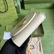Gucci Blondie Card Case White Size 12.5x11x2.5CM - 5