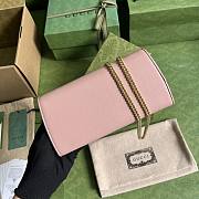 Gucci Blondie Continental Chain Pink Size 21x10.5CM - 3
