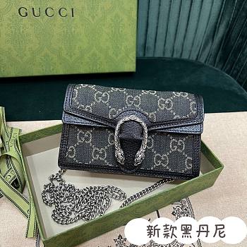 Gucci Dionysus GG Super Black Size 16x10x4CM