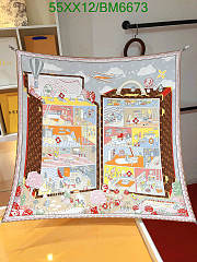 Louis Vuitton Silk Scarf BM6673 Size 90x90CM - 5