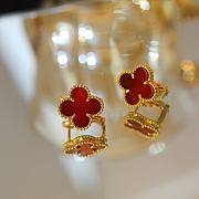 Van Cleef Vintage Alhambra Yellow Gold Carnelian - 2