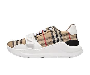 Burberry Vintage Check Cotton Beige Shoes
