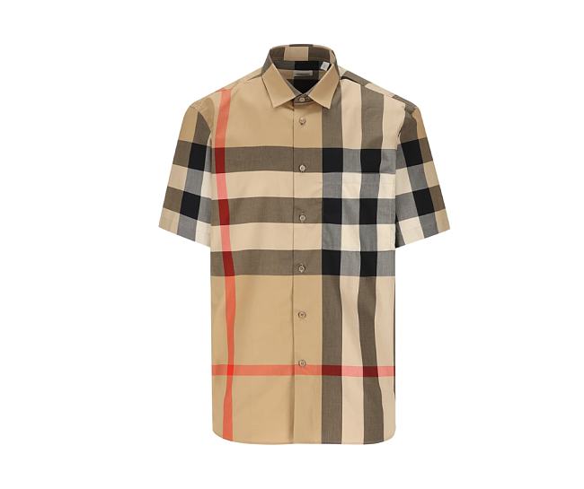 Burberry Beige Vintage Check Shirt In Archive Beige - 1