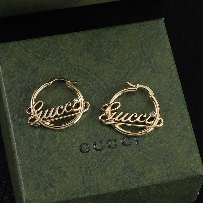 Gucci Earrings Gold 027 - 1