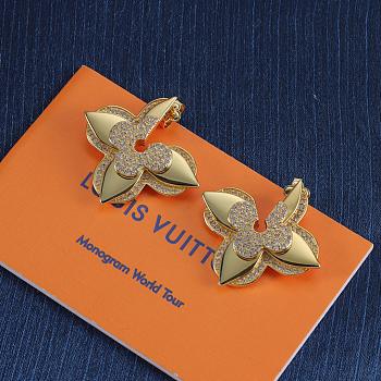 Louis Vuitton Earrings Gold 035