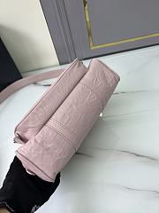 Prada Antique Top Handle Bag Pink 24x12.5x7cm - 3