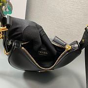 Prada Arqué Leather Cognac Black 22x18x6CM - 5
