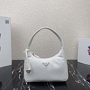 Prada White Re-Edition 2000 Re-Nylon 23x13x5cm - 1