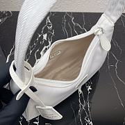Prada White Re-Edition 2000 Re-Nylon 23x13x5cm - 5