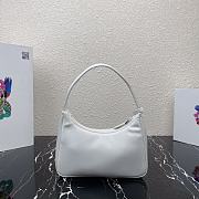 Prada White Re-Edition 2000 Re-Nylon 23x13x5cm - 3