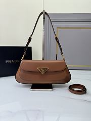 Prada Brown Maternity Bag with Pointed Lock 25cm - 2
