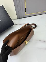 Prada Brown Maternity Bag with Pointed Lock 25cm - 4