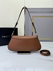 Prada Brown Maternity Bag with Pointed Lock 25cm - 6