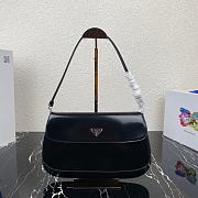 Prada Cleo Brushed Leather Black 31x18x4.5cm - 3