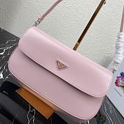 Prada Cleo Brushed Leather Pink 31x18x4.5cm - 6
