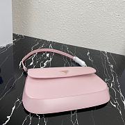 Prada Cleo Brushed Leather Pink 31x18x4.5cm - 4
