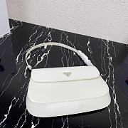 Prada Cleo Brushed Leather White 31x18x4.5cm - 5