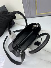 Prada Double Saffiano Black Leather Tote Bag 25x18x12cm - 2