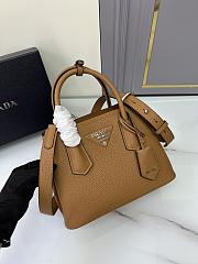 Prada Double Saffiano Brown Leather Tote Bag 25x18x12cm - 2