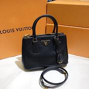 Prada Galleria Saffiano Black Leather Micro 20x15x9cm - 1