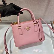 Prada Galleria Saffiano Pink Leather Micro 20x15x9cm - 2