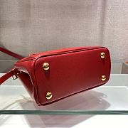 Prada Galleria Saffiano Red Leather Micro 20x15x9cm - 6