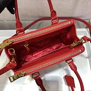 Prada Galleria Saffiano Red Leather Micro 20x15x9cm - 5