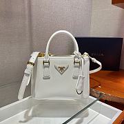 Prada Galleria Saffiano White Leather Micro 20x15x9cm - 4