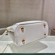Prada Galleria Saffiano White Leather Micro 20x15x9cm - 2
