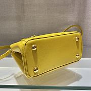 Prada Galleria Saffiano Yellow Leather Micro 20x15x9cm - 6