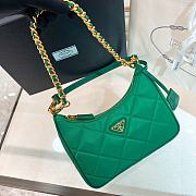 Prada Re-Edition 1995 Green Bag 22x18x6cm - 2