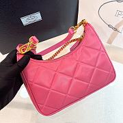 Prada Re-Edition 1995 Pink Bag 22x18x6cm - 2