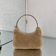 Prada Re-Edition 2000 Beige Wool 22x12x6cm - 4