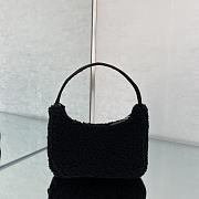 Prada Re-Edition 2000 Black Wool 22x12x6cm - 5