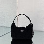 Prada Re-Edition 2000 Black Wool 22x12x6cm - 2