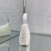 Prada Re-Edition 2000 White Wool 22x12x6cm - 6