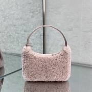 Prada Re-Edition 2000 Pink Wool 22x12x6cm - 3