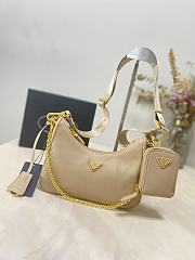 Prada Re-edition 2005 Beige Bag 22×18×6CM - 1