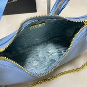 Prada Re-edition 2005 Blue Bag 22×18×6CM - 4