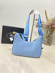 Prada Re-edition 2005 Blue Bag 22×18×6CM - 2