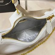 Prada Re-edition 2005 White Bag 22×18×6CM - 5