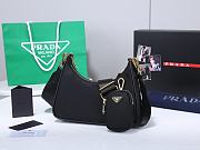 Prada Re-Edititon 2005 Re-Nylon Black Gold 22x12x6cm - 5