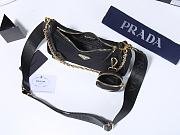 Prada Re-Edititon 2005 Re-Nylon Black Gold 22x12x6cm - 6