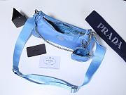 Prada Re-Edititon 2005 Re-Nylon Blue 22x12x6cm - 2