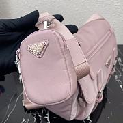 Prada Re-Nylon Triangle Pink 27x20x12cm - 6