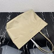 Prada Tessuto Tote Bag Cream Cloth Nylon 40×34×16cm - 5
