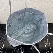 Prada Tessuto Tote Bag Grey Cloth Nylon 40×34×16cm - 2
