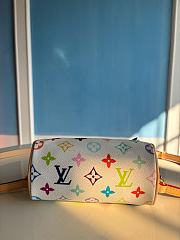 LV Nano Speedy LV x TM Multicolore Blanc Size 16 x 10 x 7.5 cm - 3