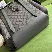 Gucci Gray Ophidia GG Backpack Size 42x25x41cm - 5